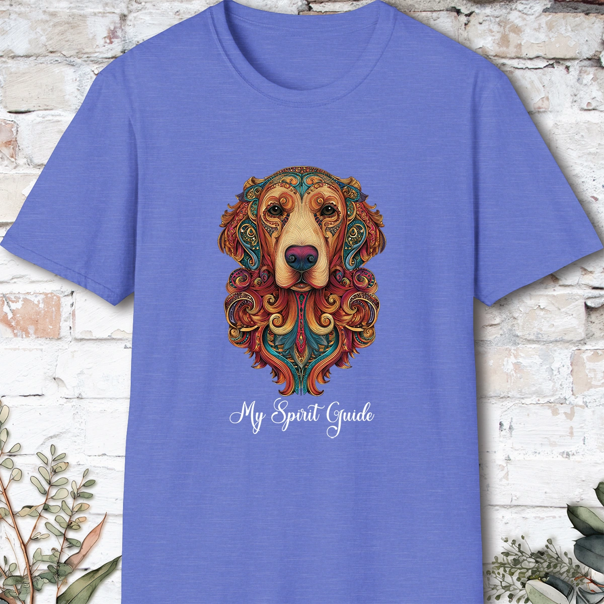 Golden Retriever #2, My Spirit Guide, Short Sleeve Unisex Tee