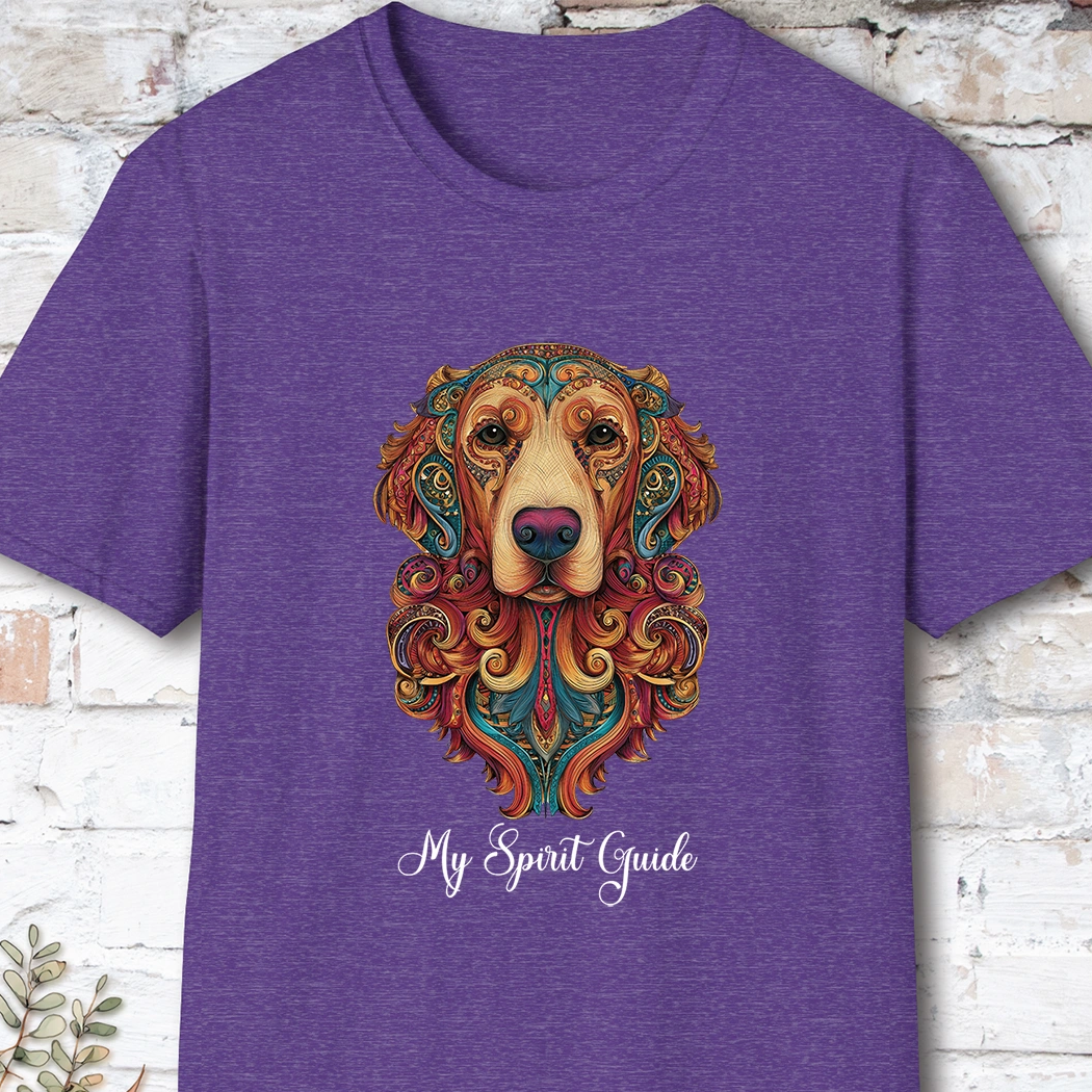 Golden Retriever #2, My Spirit Guide, Short Sleeve Unisex Tee