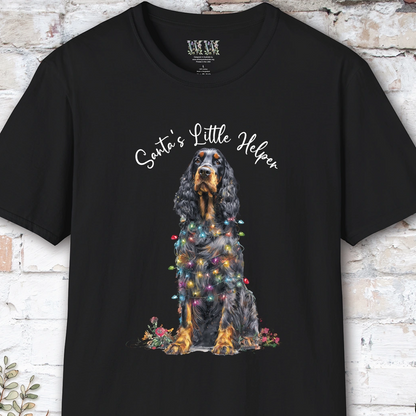 Gordon Setter #4 Santa's little helper. unisex T shirt