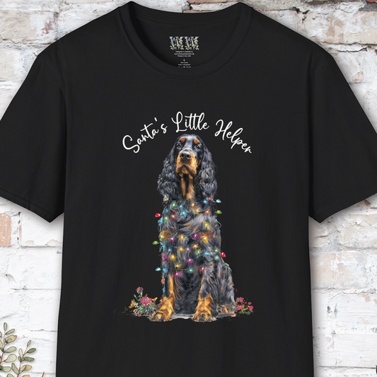 Gordon Setter #4 Santa's little helper. unisex T shirt