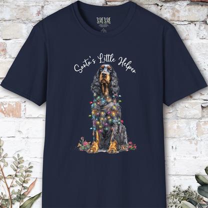 Gordon Setter #4 Santa's little helper. unisex T shirt