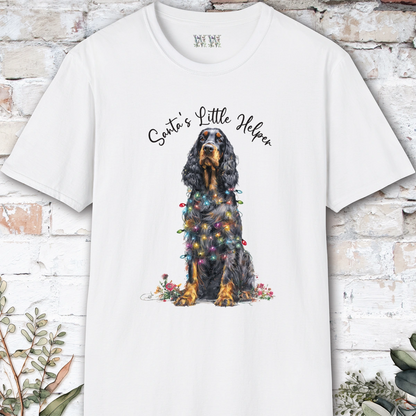 Gordon Setter #4 Santa's little helper. unisex T shirt