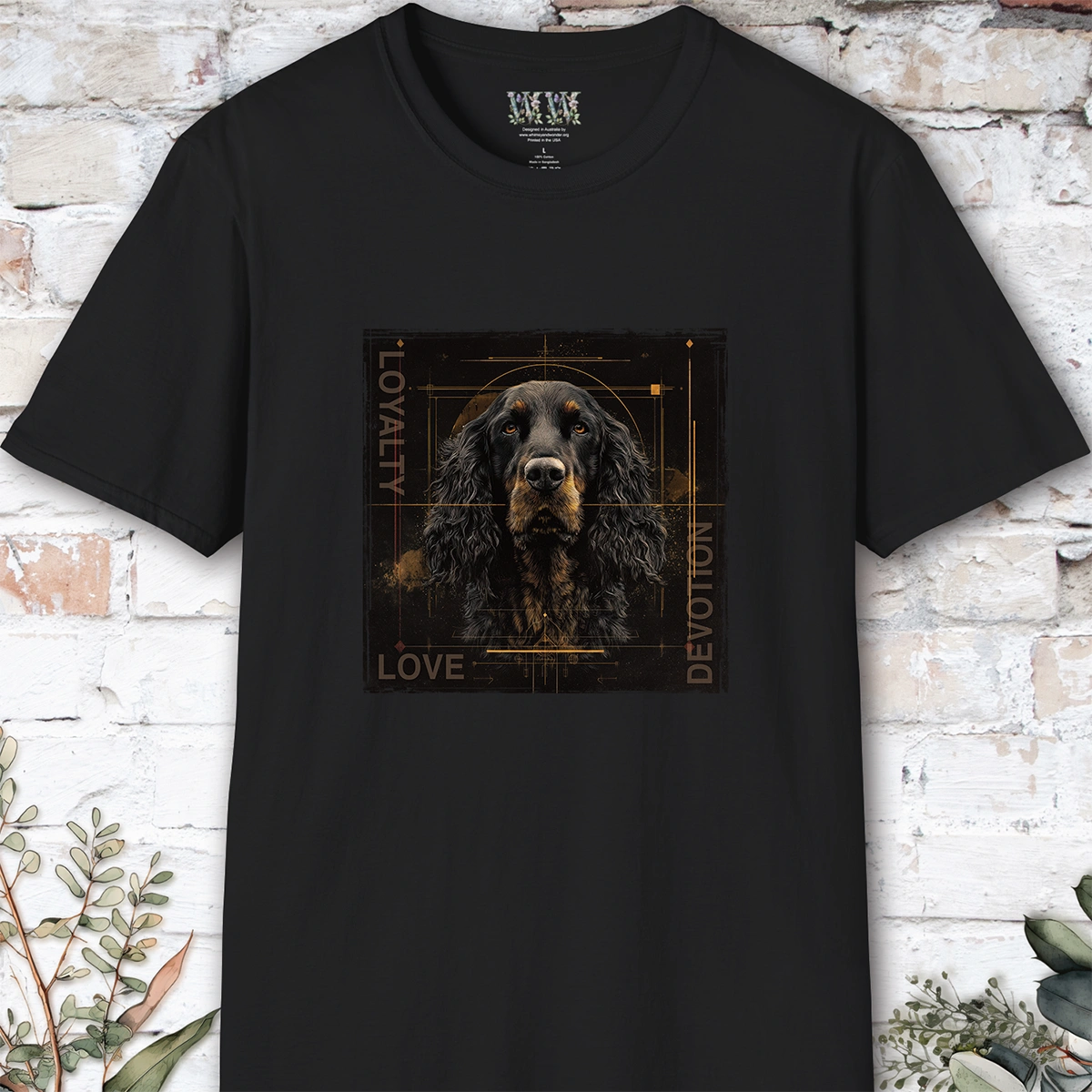 Gordon Setter Devotion, Loyalty, Love, Devotion unisex T Shirt