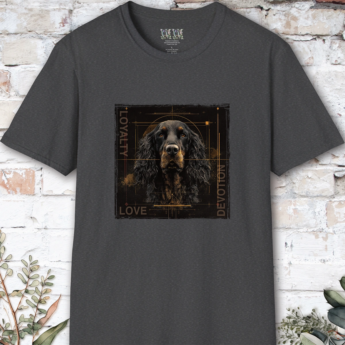 Gordon Setter Devotion, Loyalty, Love, Devotion unisex T Shirt