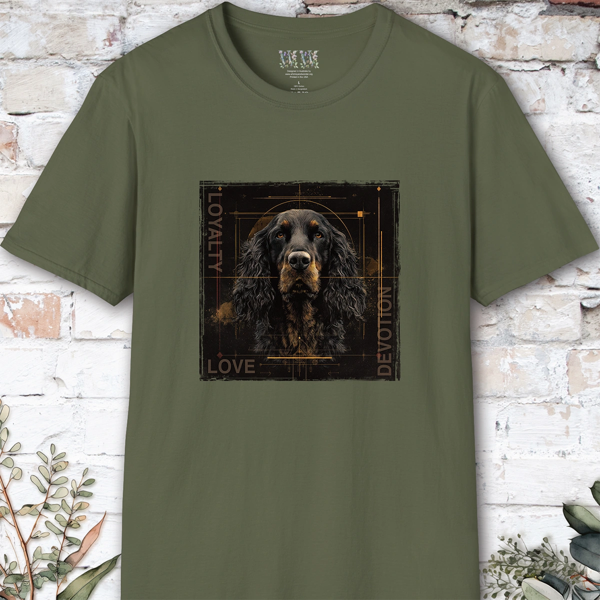 Gordon Setter Devotion, Loyalty, Love, Devotion unisex T Shirt