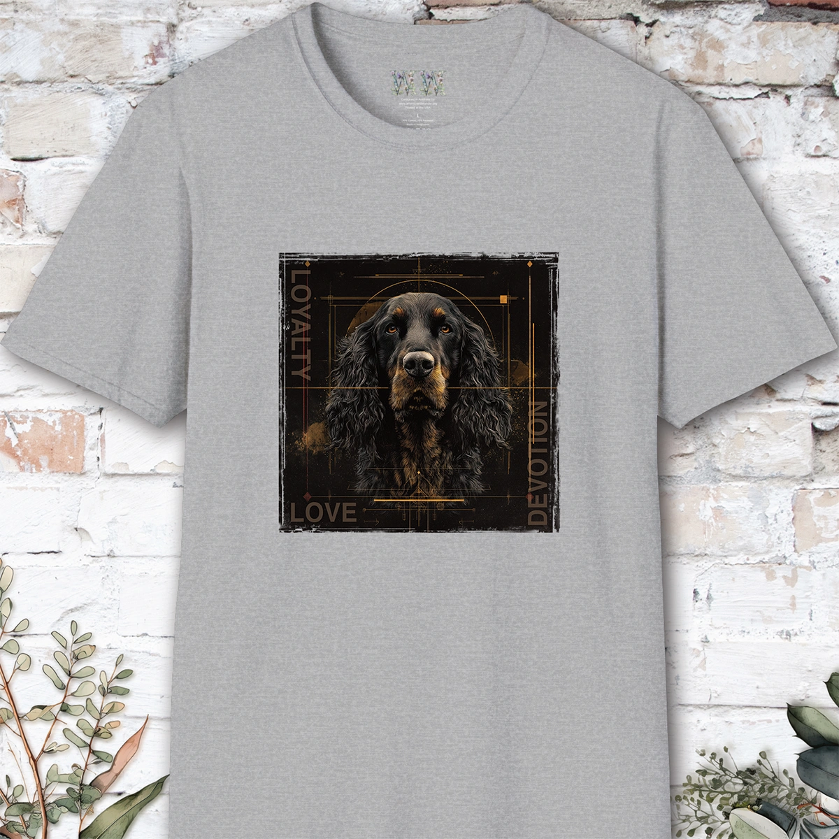 Gordon Setter Devotion, Loyalty, Love, Devotion unisex T Shirt