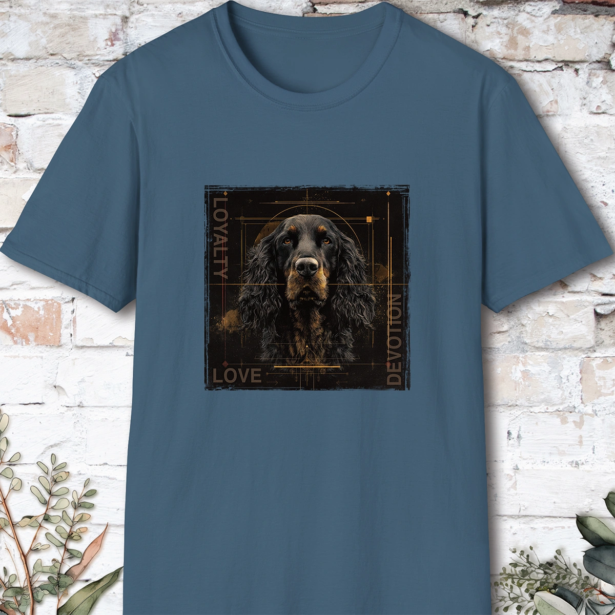 Gordon Setter Devotion, Loyalty, Love, Devotion unisex T Shirt