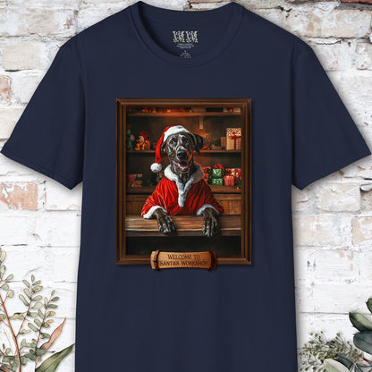 Great Dane Santa's Workshop Unisex T shirt