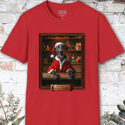 Great Dane Santa's Workshop Unisex T shirt