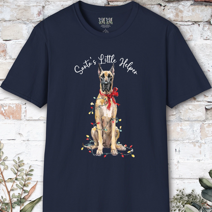 Great Dane #2 Santa's little helper. unisex T shirt