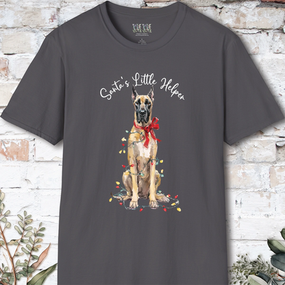 Great Dane #2 Santa's little helper. unisex T shirt