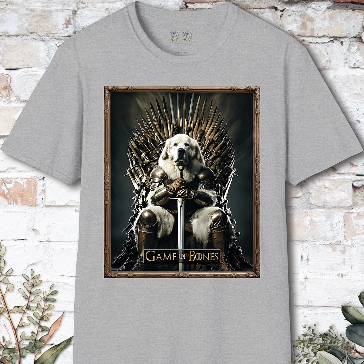 Great Pyrenees, Game of Bones, Unisex T shirt