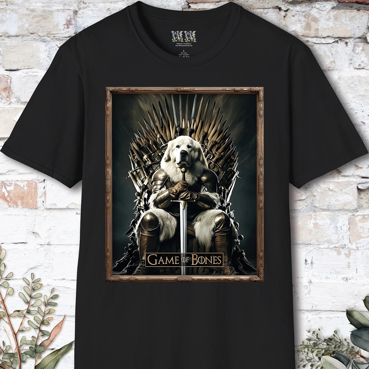 Great Pyrenees, Game of Bones, Unisex T shirt