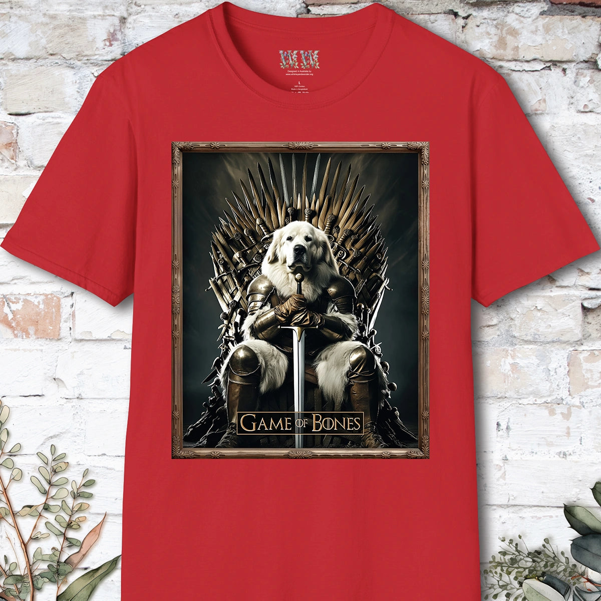Great Pyrenees, Game of Bones, Unisex T shirt