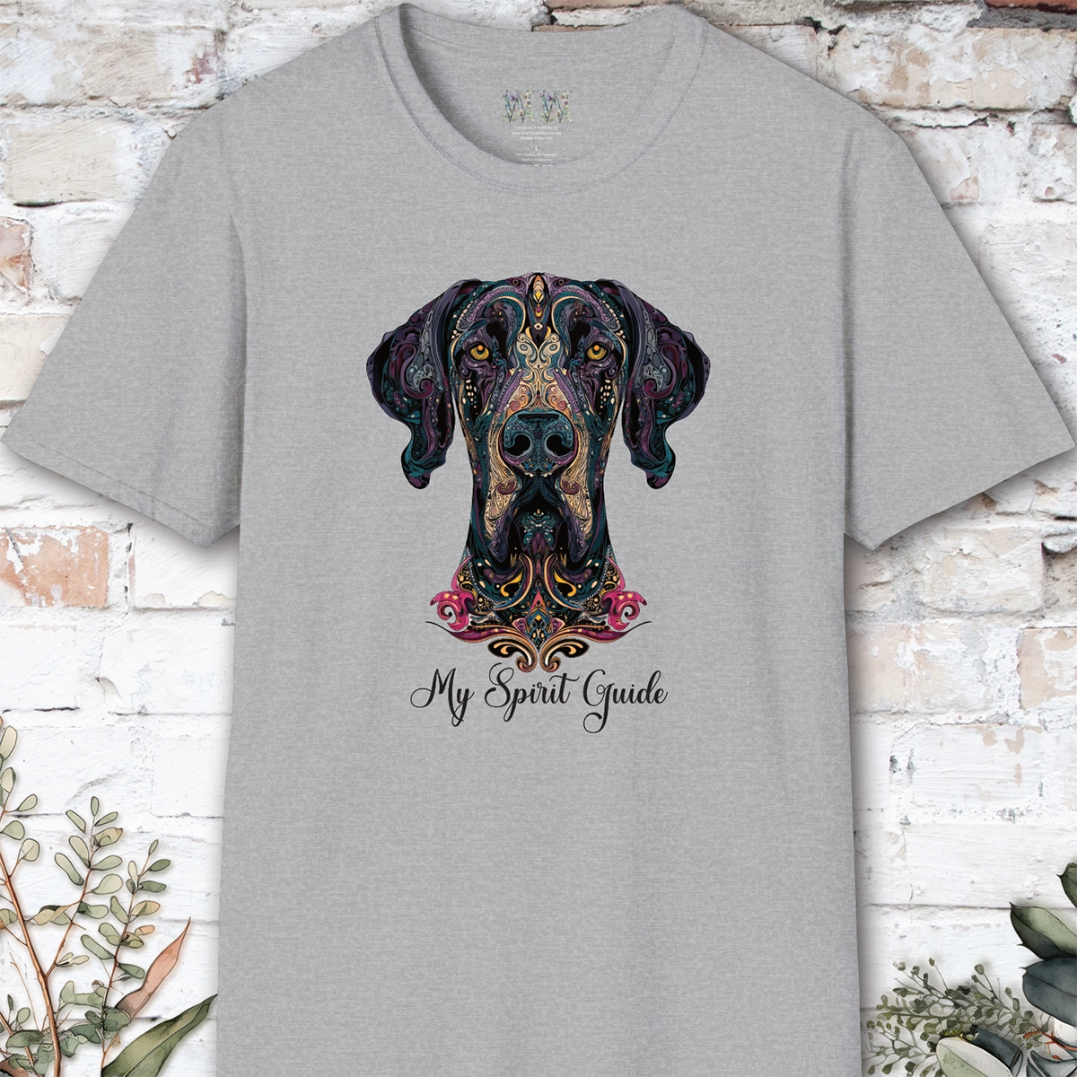 Great Dane #1 My Spirit Guide, Short Sleeve Unisex Tee