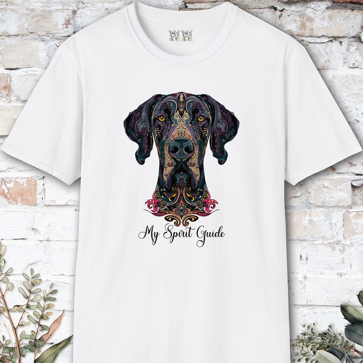 Great Dane #1 My Spirit Guide, Short Sleeve Unisex Tee
