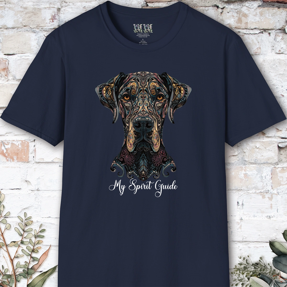 Great Dane #2 My Spirit Guide, Short Sleeve Unisex Tee