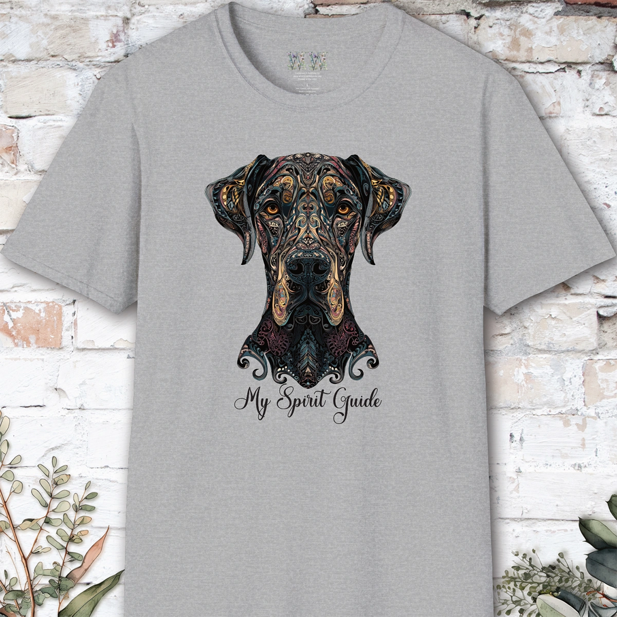 Great Dane #2 My Spirit Guide, Short Sleeve Unisex Tee