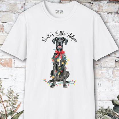 Great Dane #3 Santa's little helper. unisex T shirt