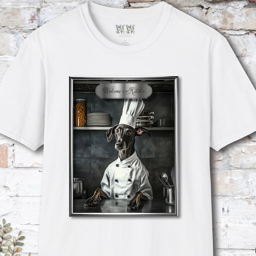 Greyhound Chef Unisex T shirt