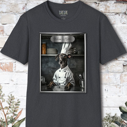 Greyhound Chef Unisex T shirt