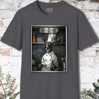 Greyhound Chef Unisex T shirt