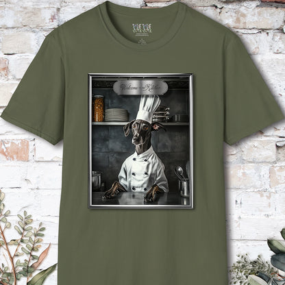 Greyhound Chef Unisex T shirt