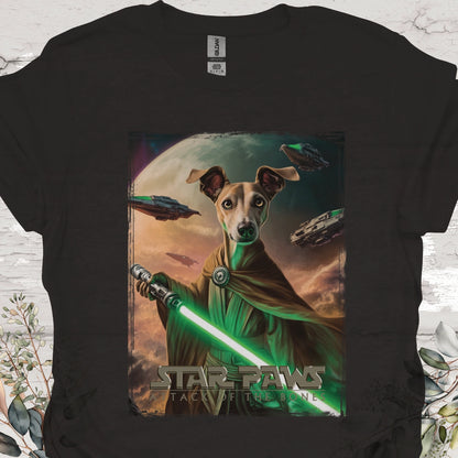 Greyhound Star Paws Unisex T shirt