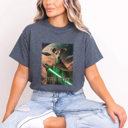 Greyhound Star Paws Unisex T shirt