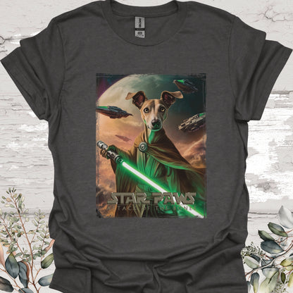 Greyhound Star Paws Unisex T shirt