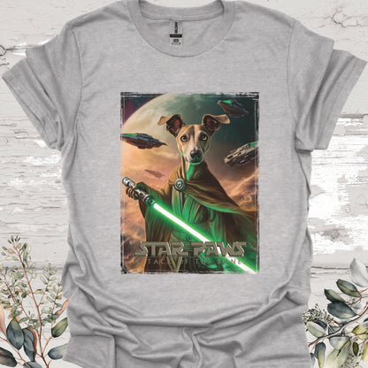 Greyhound Star Paws Unisex T shirt