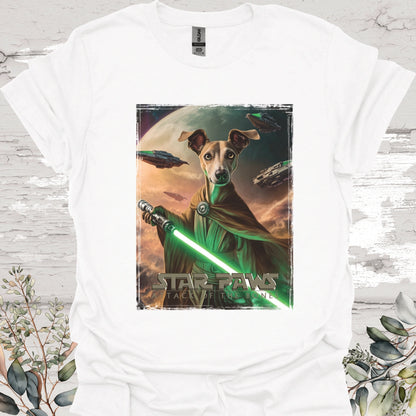 Greyhound Star Paws Unisex T shirt