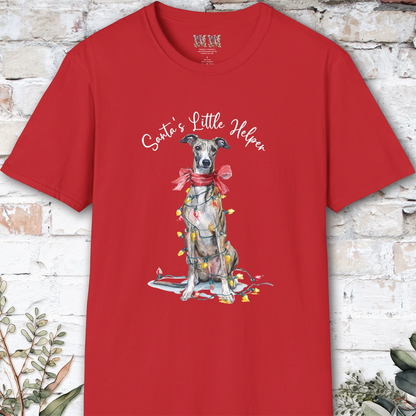 Greyhound #1 Santa's little helper. unisex T shirt