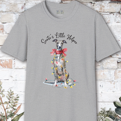 Greyhound #1 Santa's little helper. unisex T shirt