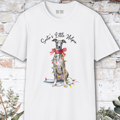Greyhound #1 Santa's little helper. unisex T shirt