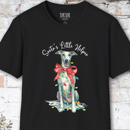 Greyhound #2 Santa's little helper. unisex T shirt