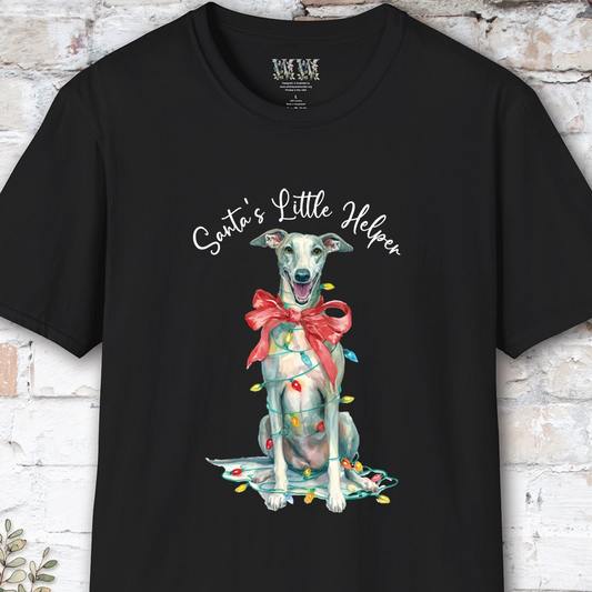 Greyhound #2 Santa's little helper. unisex T shirt