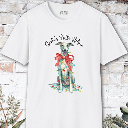 Greyhound #2 Santa's little helper. unisex T shirt