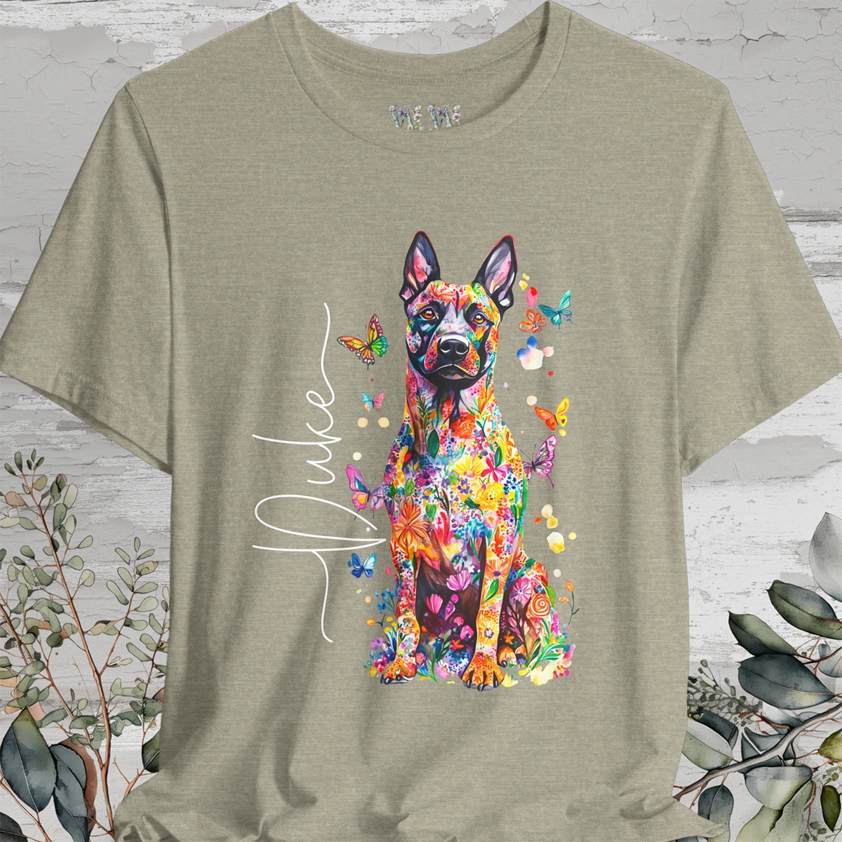 Belgian Malinois Foral personalized T shirt