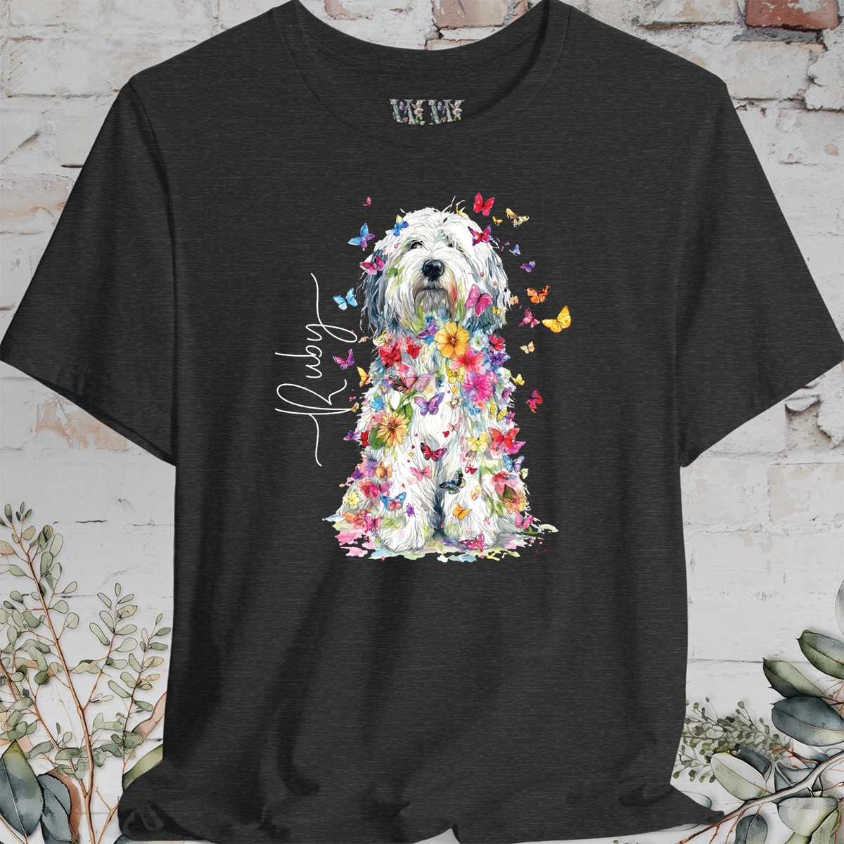 Havanese #2 Floral Personalized T shirt