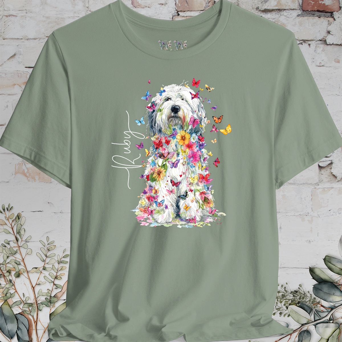 Havanese #2 Floral Personalized T shirt