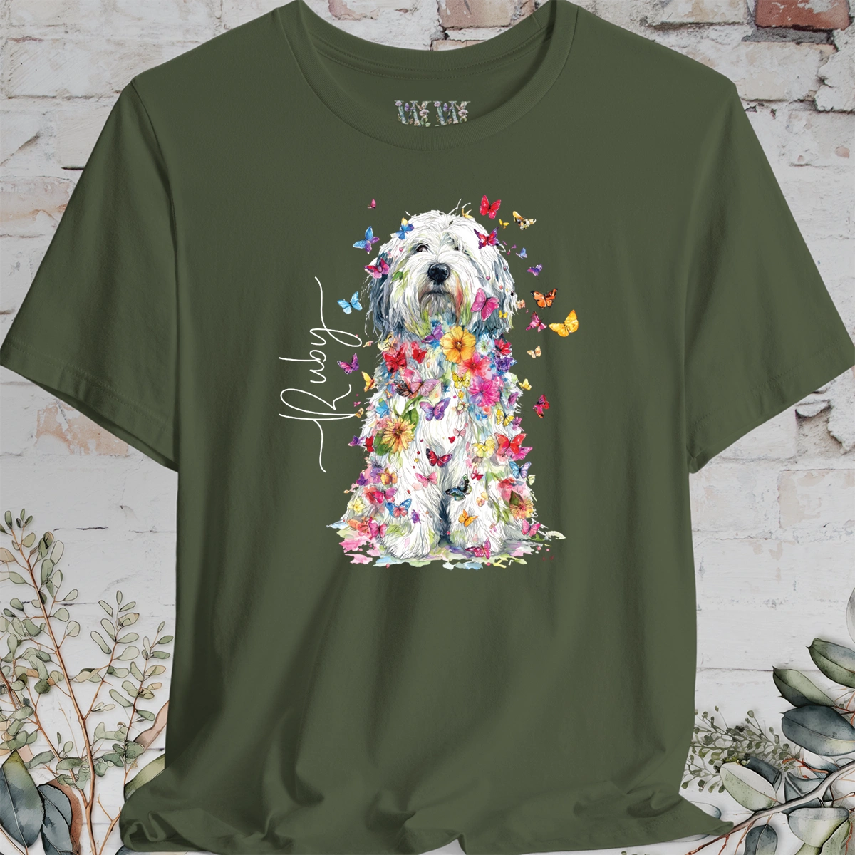 Havanese #2 Floral Personalized T shirt