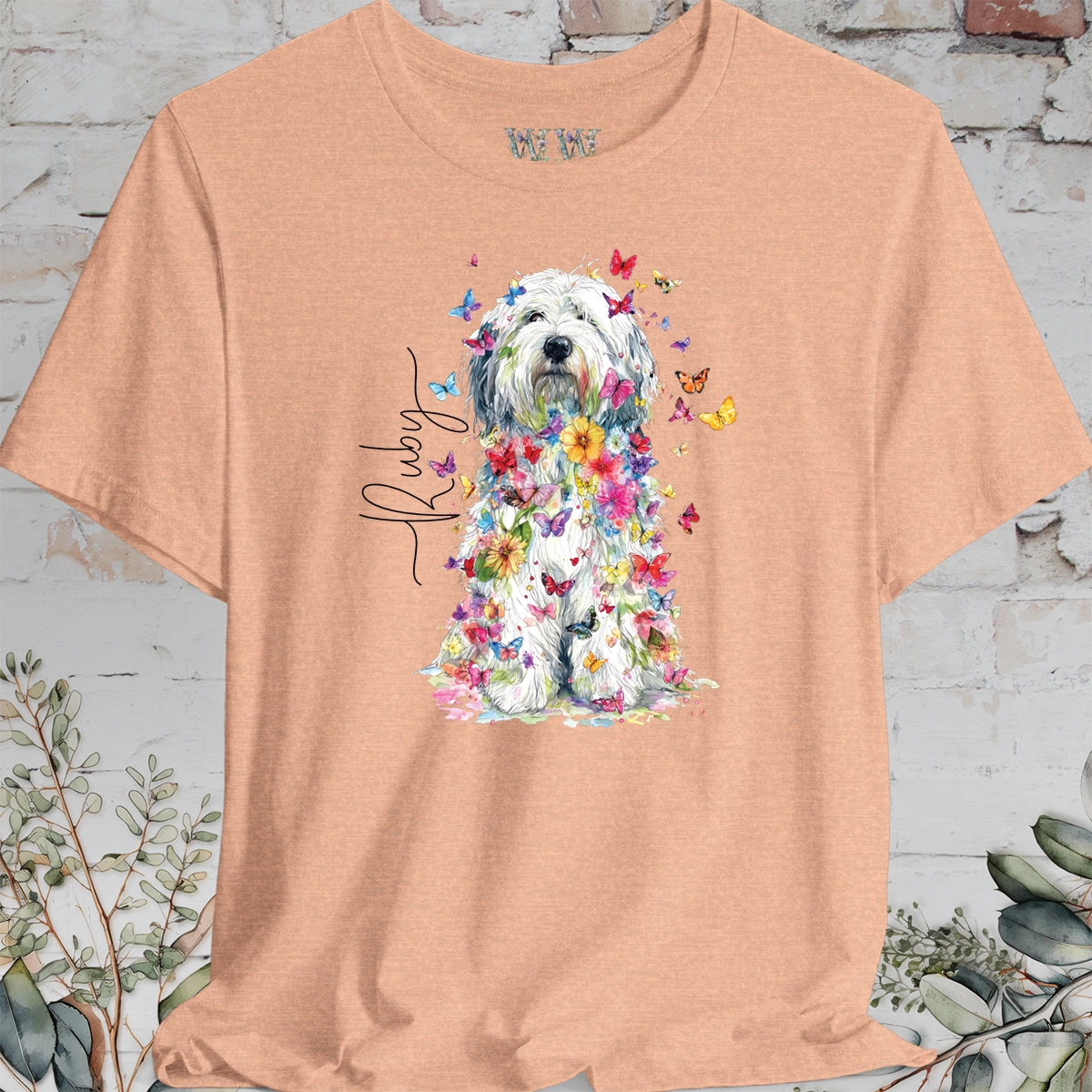 Havanese #2 Floral Personalized T shirt