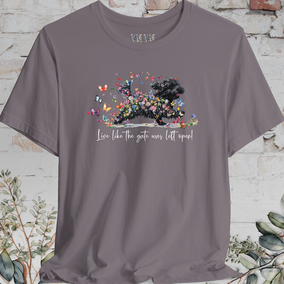 Havanese #3  "Live like the gate was left open" Unisex T shirt
