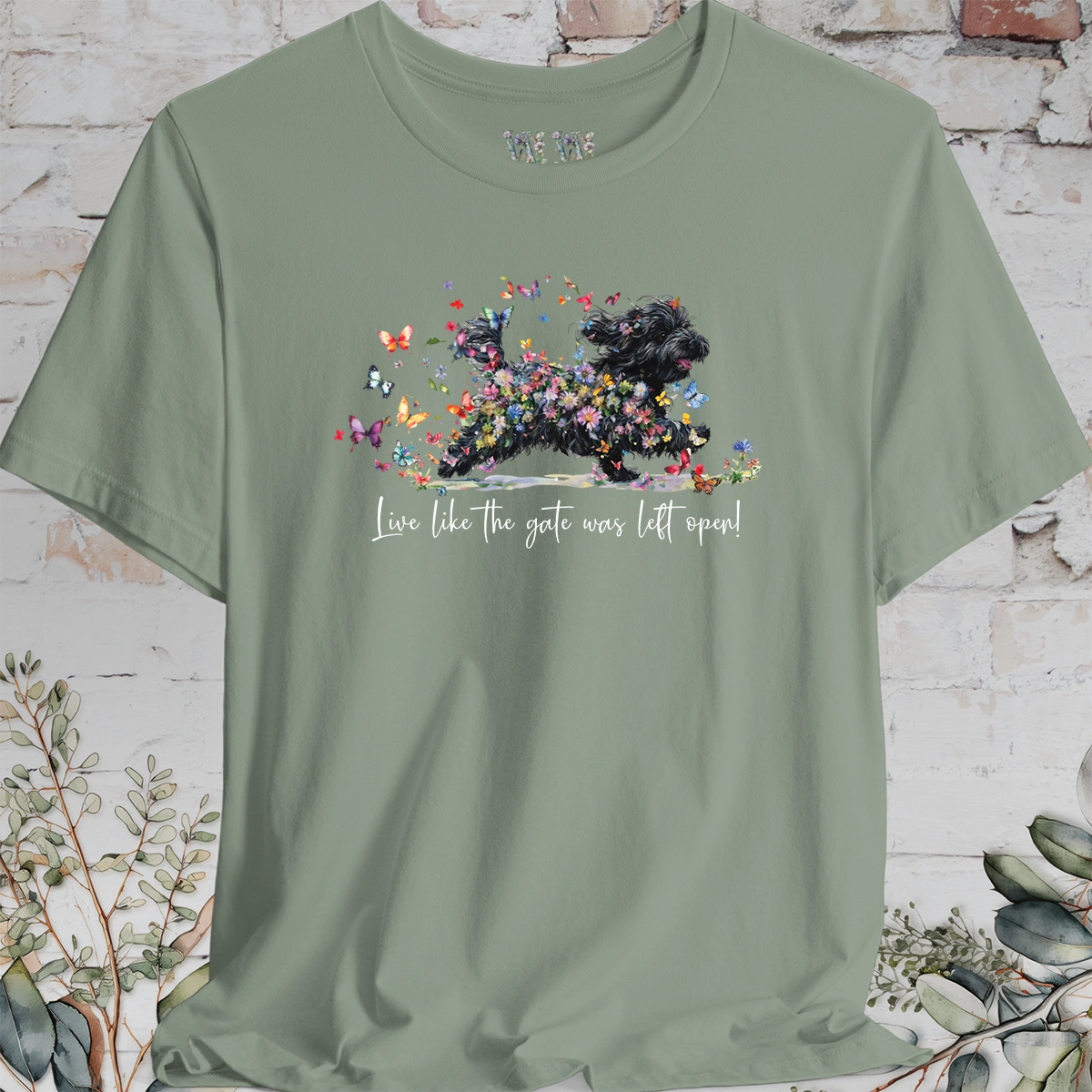Havanese #3  "Live like the gate was left open" Unisex T shirt