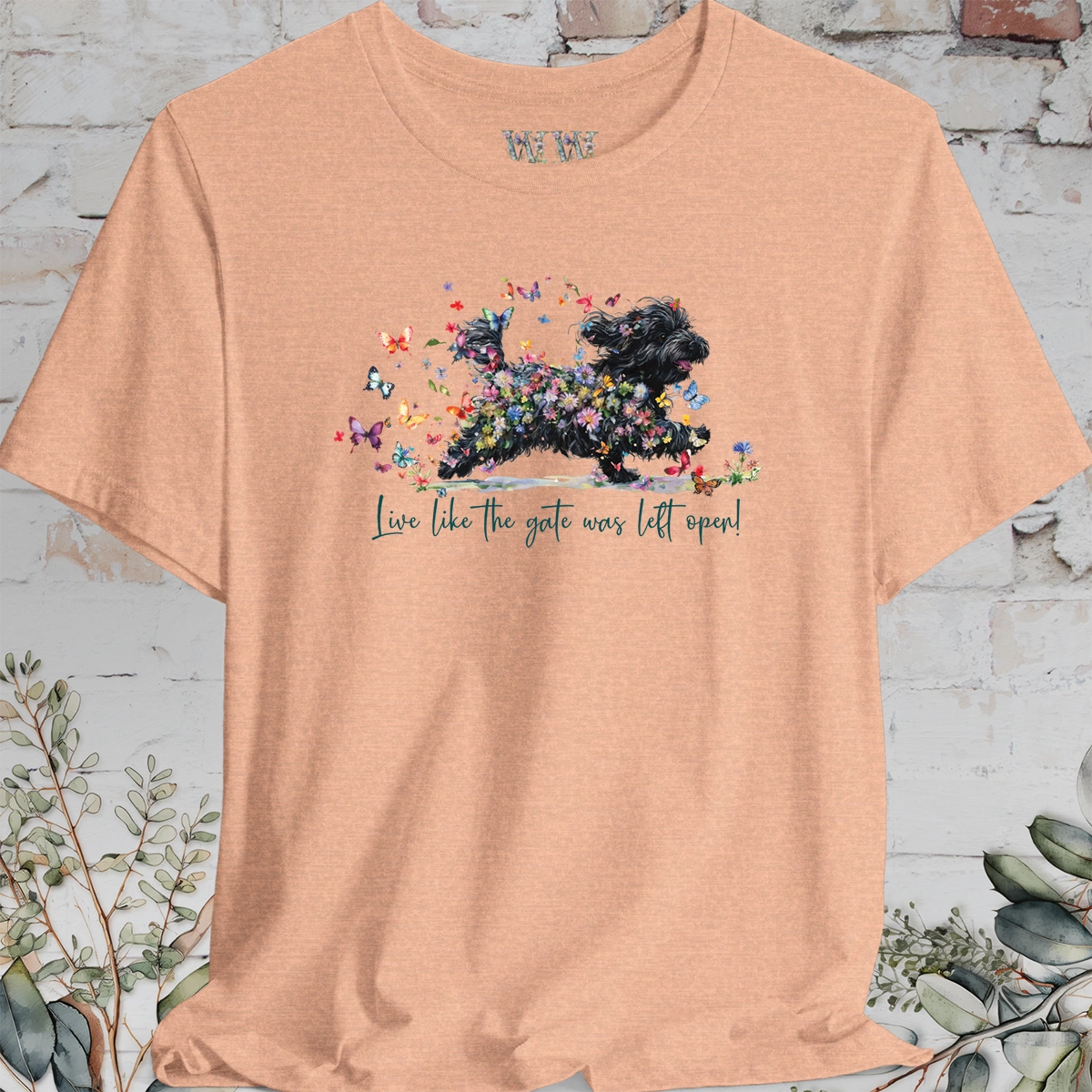 Havanese #3  "Live like the gate was left open" Unisex T shirt
