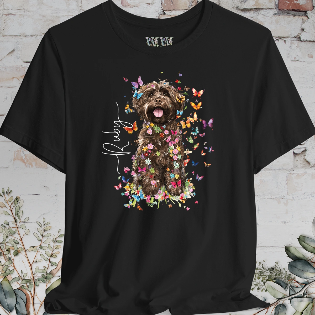 Havanese #4 Floral Personalized T shirt