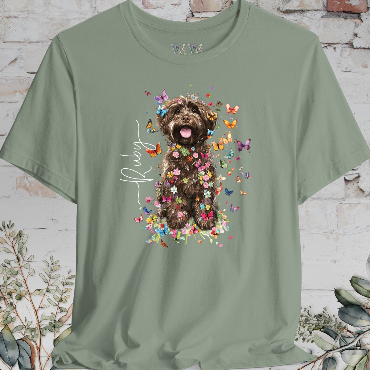 Havanese #4 Floral Personalized T shirt