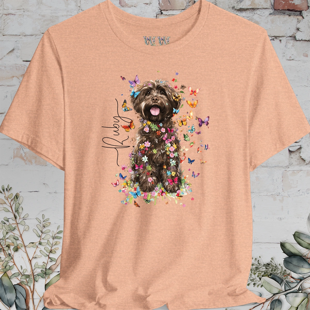 Havanese #4 Floral Personalized T shirt