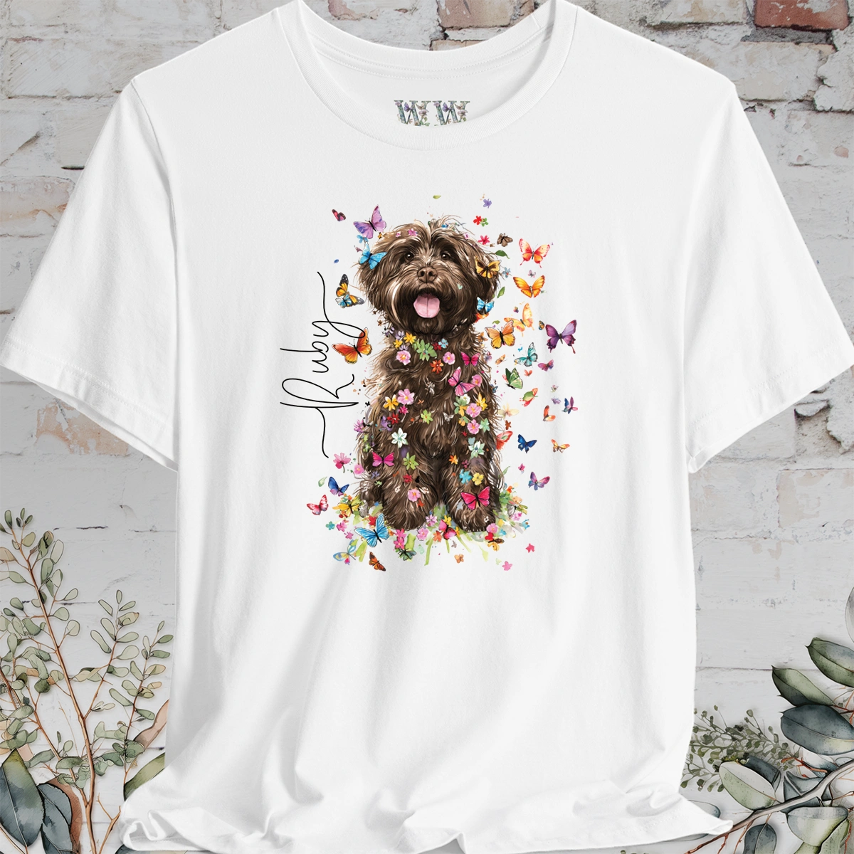 Havanese #4 Floral Personalized T shirt